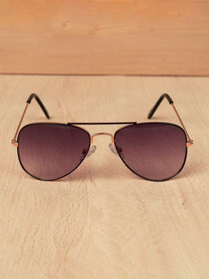 DukieKooky Unisex Kids
                      Purple Lens & Rose Gold-Toned Aviator
                      Sunglasses with
