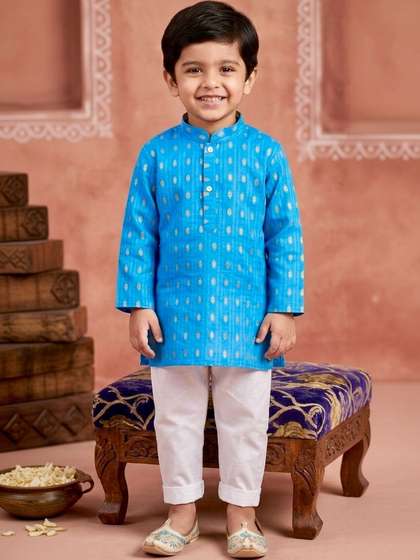 NEW GEN Boys Ethnic
                    Motifs Printed Regular Kurta with Pyjamas