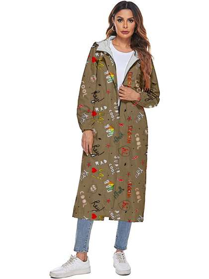 CAMISON Women
                        Printed Rain Jacket