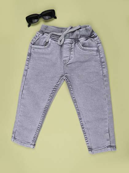 V-Mart Boys Regular
                      Fit Mid-Rise Light Fade Stretchable Jeans