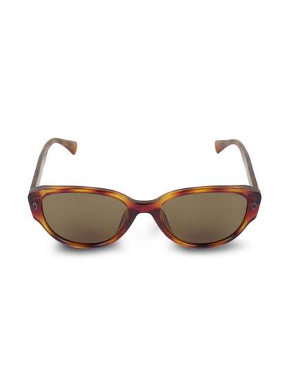 ERMINIO PALAMINO
                        Unisex Brown Lens & Brown Cateye Sunglasses
                        with