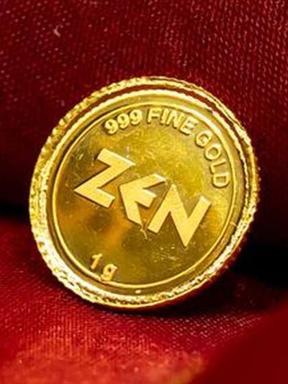 Zen Diamond India 24
                        KT Gold Coin- 1 gm