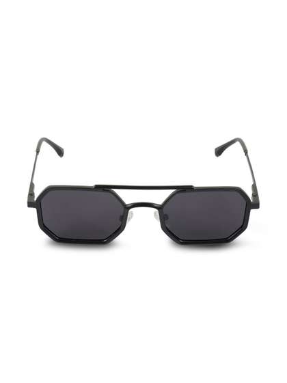 ERMINIO PALAMINO
                        Unisex Black Lens & Black Other Sunglasses
                        with