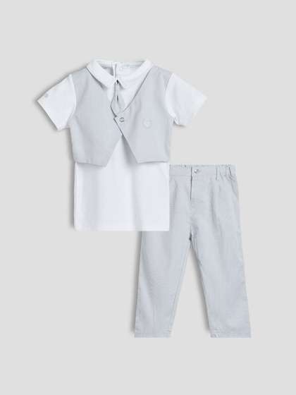 Giggles by Babyshop
                      Boys T-shirt and Shirt with Trousers