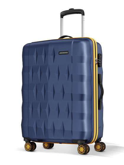 Aristocrat Comet Blue
                      Medium Hard Luggage 66cm Check-in Trolley Bag With
                      Smooth 8-Wheel