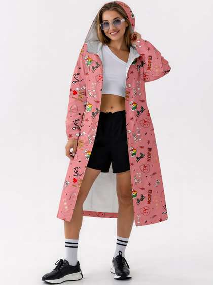 CAMISON Women Printed
                      Rain Jacket