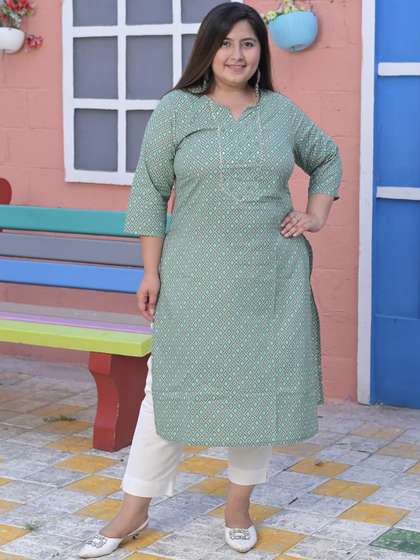 VIFA PLUS Women
                        Geometric Printed Kurta