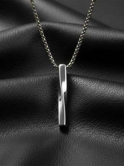 Mesmerize Men
                      Silver-Plated Necklace