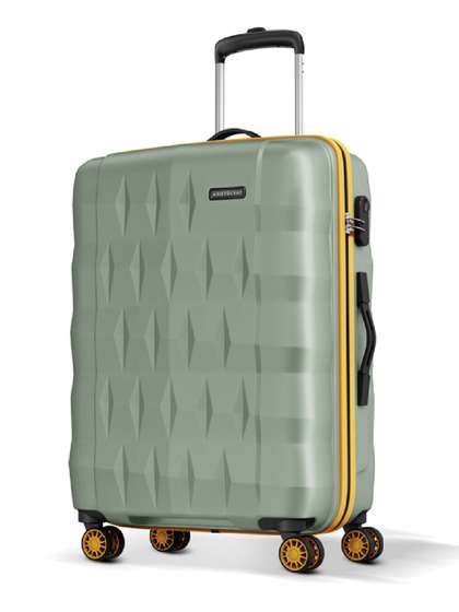 Aristocrat Comet
                        Green Large Hard Luggage 76cm Check-in Trolley
                        Bag with Smooth 8-Wheel