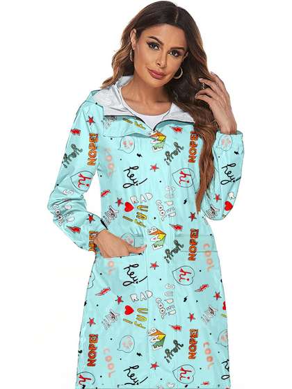 CAMISON Women
                        Printed Rain Jacket