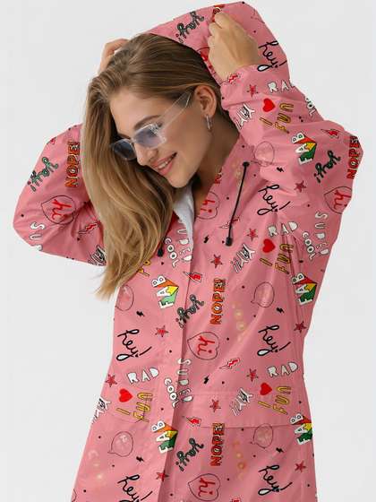 CAMISON Women
                        Printed Rain Jacket