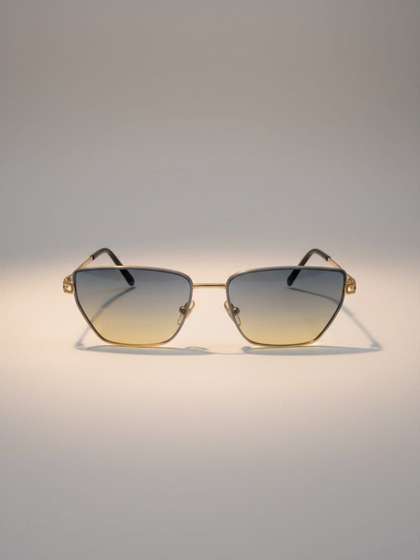 Awaglamm Fashion
                        Women Grey Lens & Gold-Toned Other
                        Sunglasses with