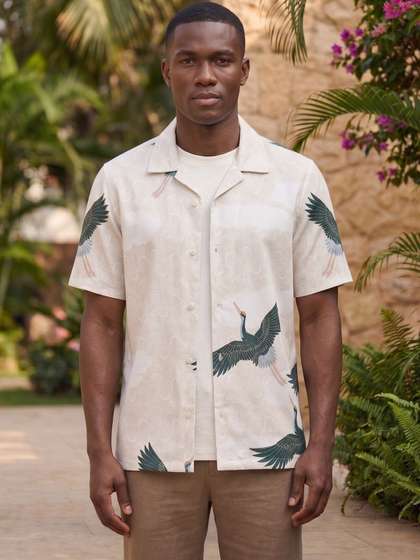 HERE&NOW Men
                        Original Printed Casual Shirt