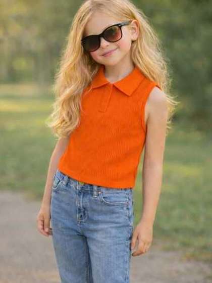 RAMIAAZ Girls Cotton
                    Blend Tops