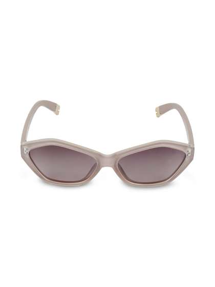 ERMINIO PALAMINO
                          Unisex Purple Lens & Brown Cateye
                          Sunglasses with