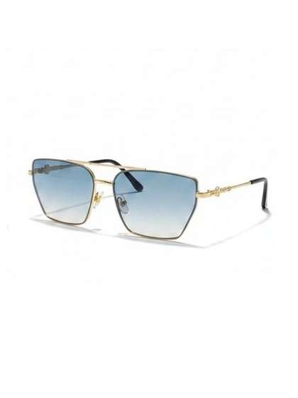 Awaglamm Fashion
                        Women Black Lens & Gold-Toned Other
                        Sunglasses with