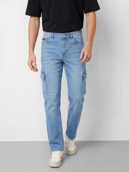 Mast & Harbour
                          Men Slim Fit Cargo Jeans