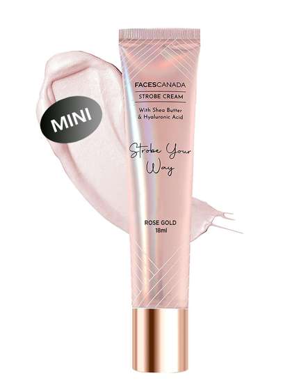 FACES CANADA Strobe
                        Cream With Shea Butter & Hyaluronic Acid -
                        18 ml - Rose Gold