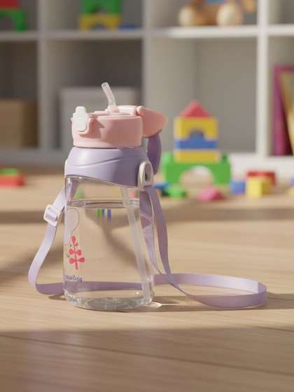 ZUZUVI Purple & Pink
                    Single Plastic Cartoon Characters Water Bottle