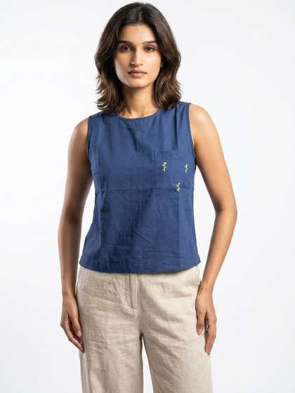 THE WOVEN SAGA
                        Embroidered Top