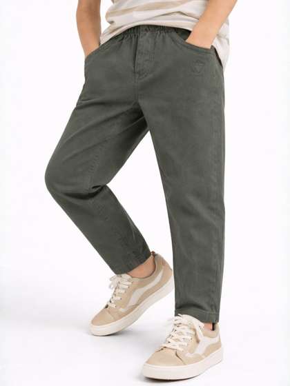 ZAB- ZEN ALPHA BETA Boys
                    Relaxed Fit Mid-Rise Jeans