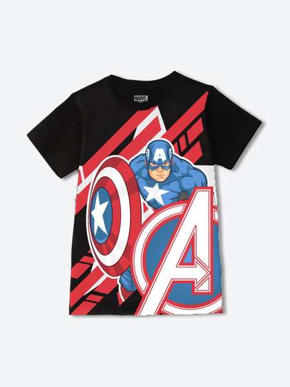 Wear Your Mind Boys
                    Avengers Printed T-shirt