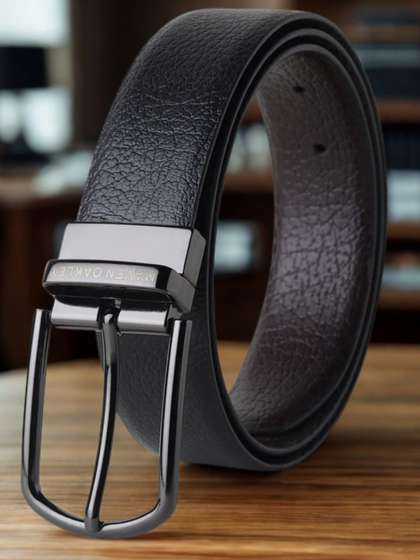 MAVEN OAKLEY Men
                    Textured Leather Reversible Belt