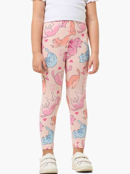 Juniors by Babyshop
                    Girls Pack of 2 Cotton Printed Ankle Length
                    Leggings