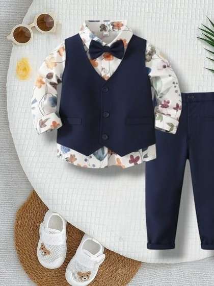 Vaghasiya Boys Printed
                    Shirt with Trousers