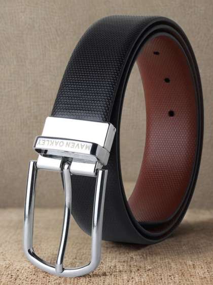 MAVEN OAKLEY Men
                      Textured Leather Reversible Belt