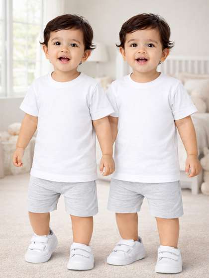 Bodycare Infant Boys
                      Pack Of 2 Short Sleeves Cotton T-shirt