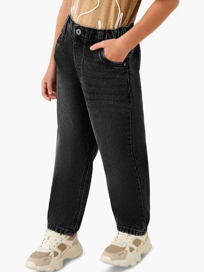 Juniors by Babyshop
                      Boys Regular Fit Mid-Rise Light Fade Jeans
