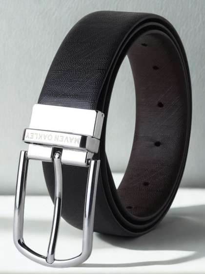 MAVEN OAKLEY Men
                      Textured Leather Reversible Formal Belt