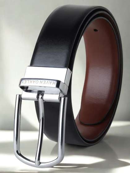MAVEN OAKLEY Men Leather
                    Reversible Belt