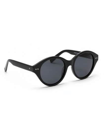 SIYU SHADES Unisex
                        Black Lens & Black Cateye Sunglasses with
