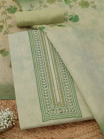 Soch Embroidered
                          Unstitched Dress Material