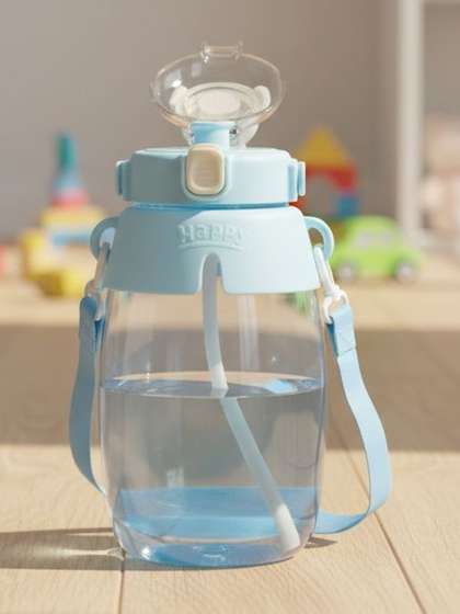ZUZUVI Blue &
                      White Single Plastic Cartoon Characters Water
                      Bottle