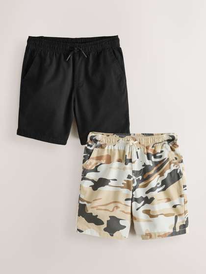 NEXT Boys Pack Of 2 Pure
                    Cotton Shorts