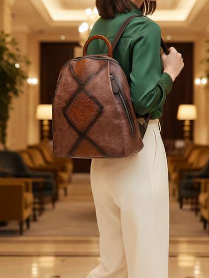 CG CITY GIRLS Women
                        Embossed Backpacks