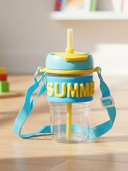 ZUZUVI Blue & Yellow
                    Single Plastic Cartoon Characters Water Bottle