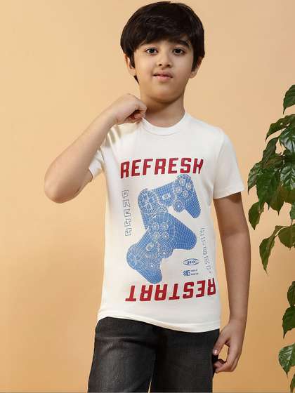 KIZA Boys Printed
                    T-shirt