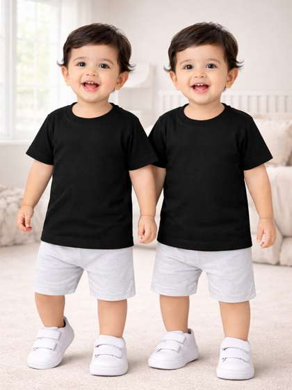 Bodycare Boys Pack Of 2
                    Cotton Pockets Round Neck Pockets Casual T-shirts