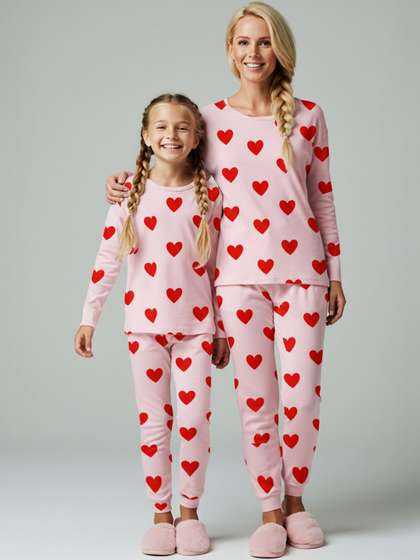 Trendyol Girls Printed
                    Long Sleeves Nightdress
