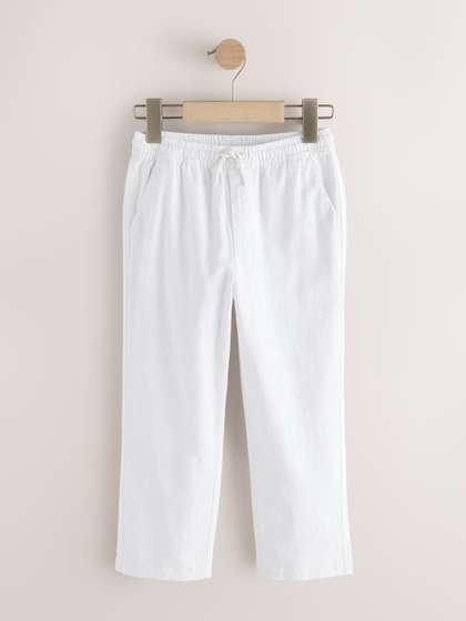 NEXT Boys Linen Blend
                    Trousers