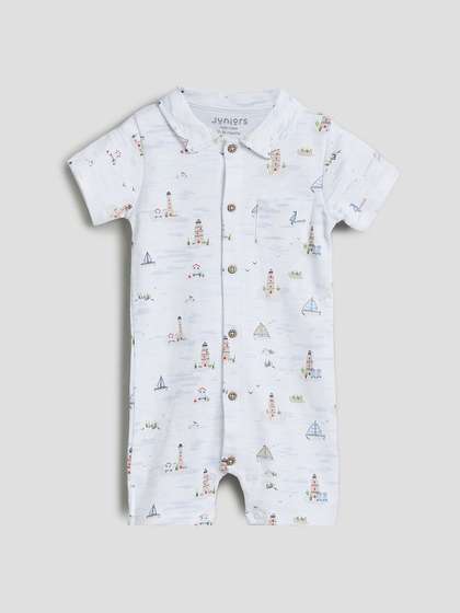 Juniors by Babyshop
                    Infants Boys Cotton Rompers