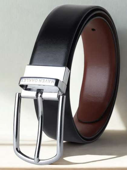 MAVEN OAKLEY Men Leather
                    Reversible Belt