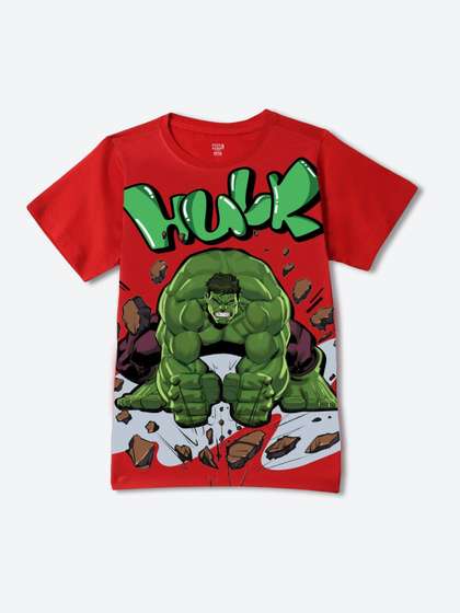 Wear Your Mind Boys
                    Avengers Printed T-shirt