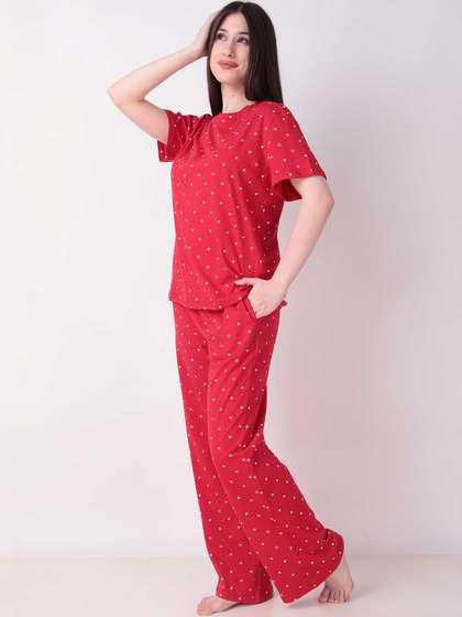 Masha Women
                          Printed Night suit