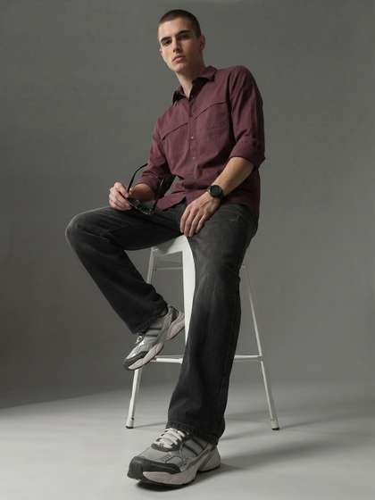 FCUK Spread Collar
                        Casual Shirt