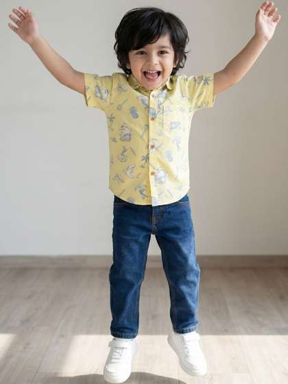TALES & STORIES Boys
                    Printed Shirt with Trousers